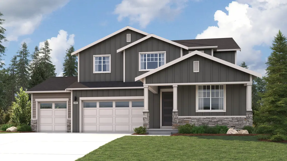 This home — photograph published by the builder