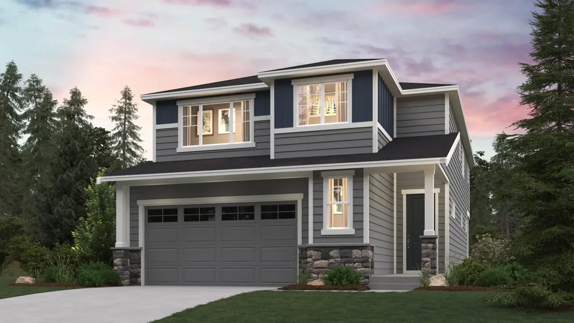 This home — photograph published by the builder