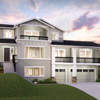 The Ellington Elevation A - 3 Bay Garage at Horizon at Semiahmoo