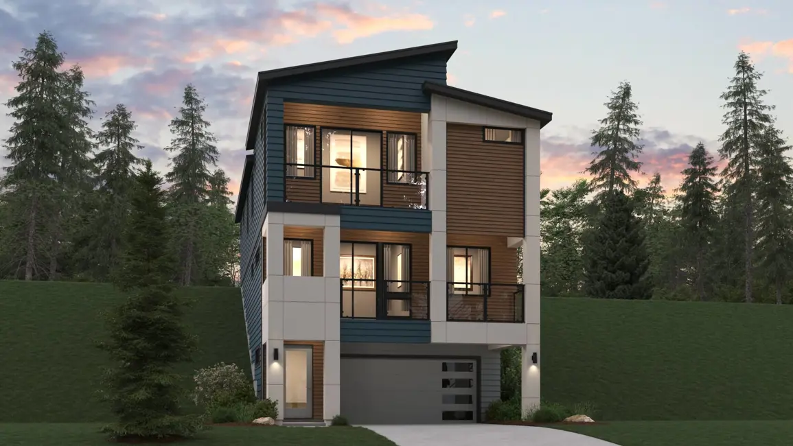 This home — photograph published by the builder