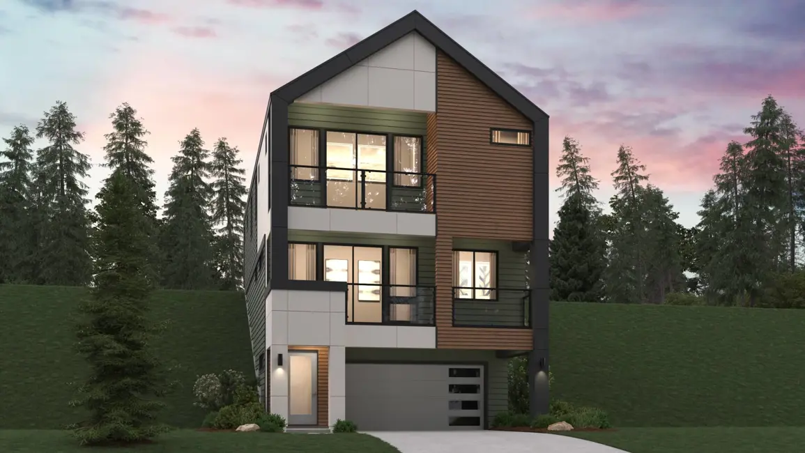 This home — photograph published by the builder