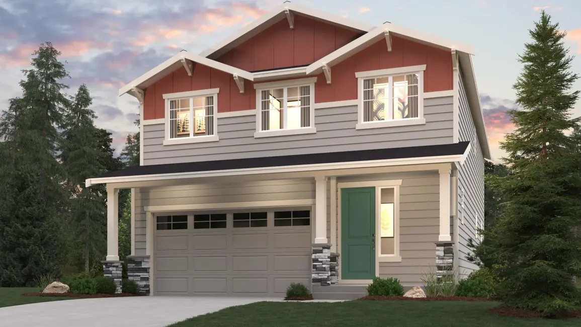 This home — photograph published by the builder