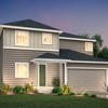 The 2155-2 Christy Elevation C - 2 Bay Garage at Long Lake Meadows
