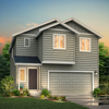 The 1959-2 Lina Elevation A - 2 Bay Garage at Long Lake Meadows