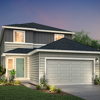 The 2394-2 Percy Elevation C - 2 Bay Garage at Long Lake Meadows