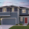 The 1797-2 Viola Elevation C - 2 Bay Garage at Long Lake Meadows