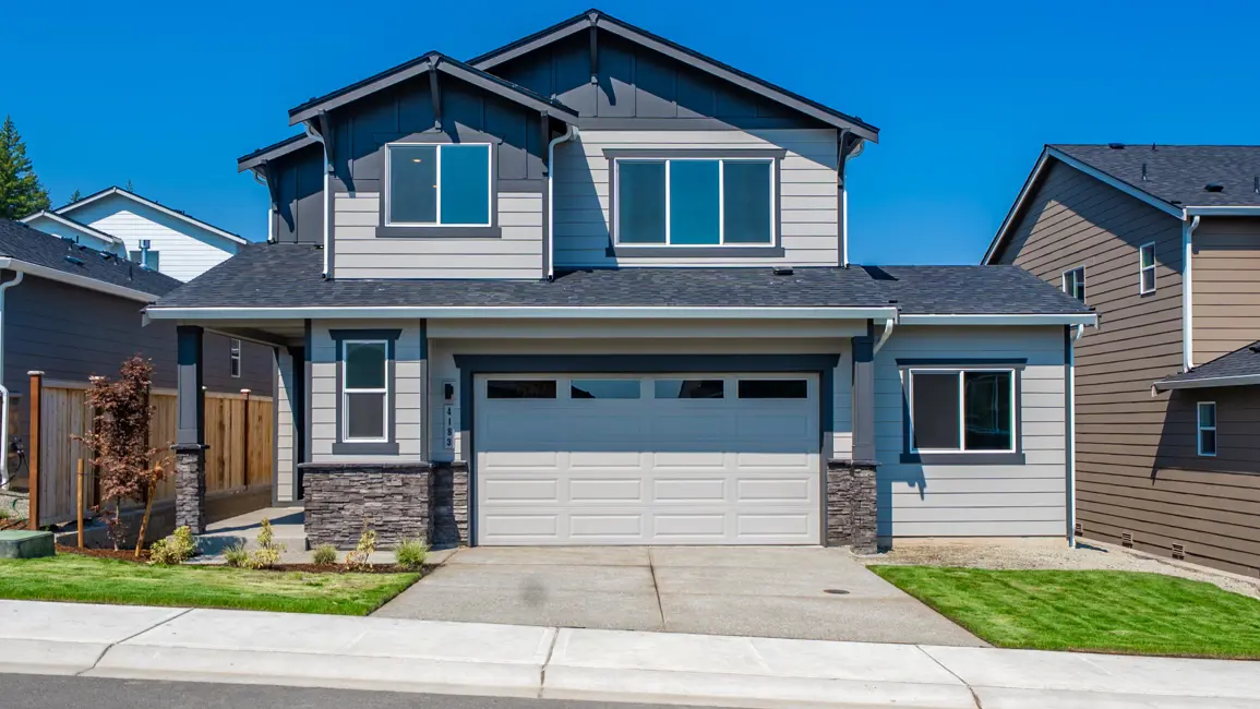 This home — photograph published by the builder