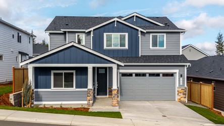A house with garages.