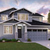 The Bridger Elevation A - 2 Bay Garage at McCormick Trails