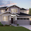 The Bridger Elevation B - 2 Bay Garage at McCormick Trails