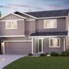 The Bennett Elevation A - 2 Bay Garage at Mountain View Meadows