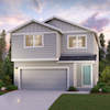 The Byron Elevation A - 2 Bay Garage at Mountain View Meadows