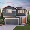 The Byron Elevation B - 2 Bay Garage at Mountain View Meadows