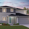 The Christy Elevation C - 2 Bay Garage at Mountain View Meadows