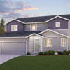 The Delaney Elevation A - 2 Bay Garage at Mountain View Meadows