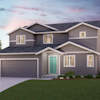 The Delaney Elevation B - 2 Bay Garage at Mountain View Meadows