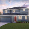 The Delaney Elevation C - 2 Bay Garage at Mountain View Meadows