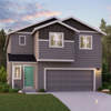 The Lina Elevation A - 2 Bay Garage at Mountain View Meadows