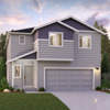 The Lina Elevation B - 2 Bay Garage at Mountain View Meadows