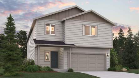 A house with a garage.