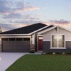 The Aurora Elevation B - 2 Bay Garage at The Pines at Sunrise