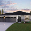 The Aurora Elevation C - 3 Bay Garage at The Pines at Sunrise