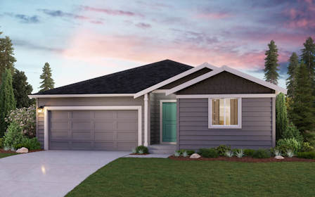 exterior of a new construction home in tumwater washington