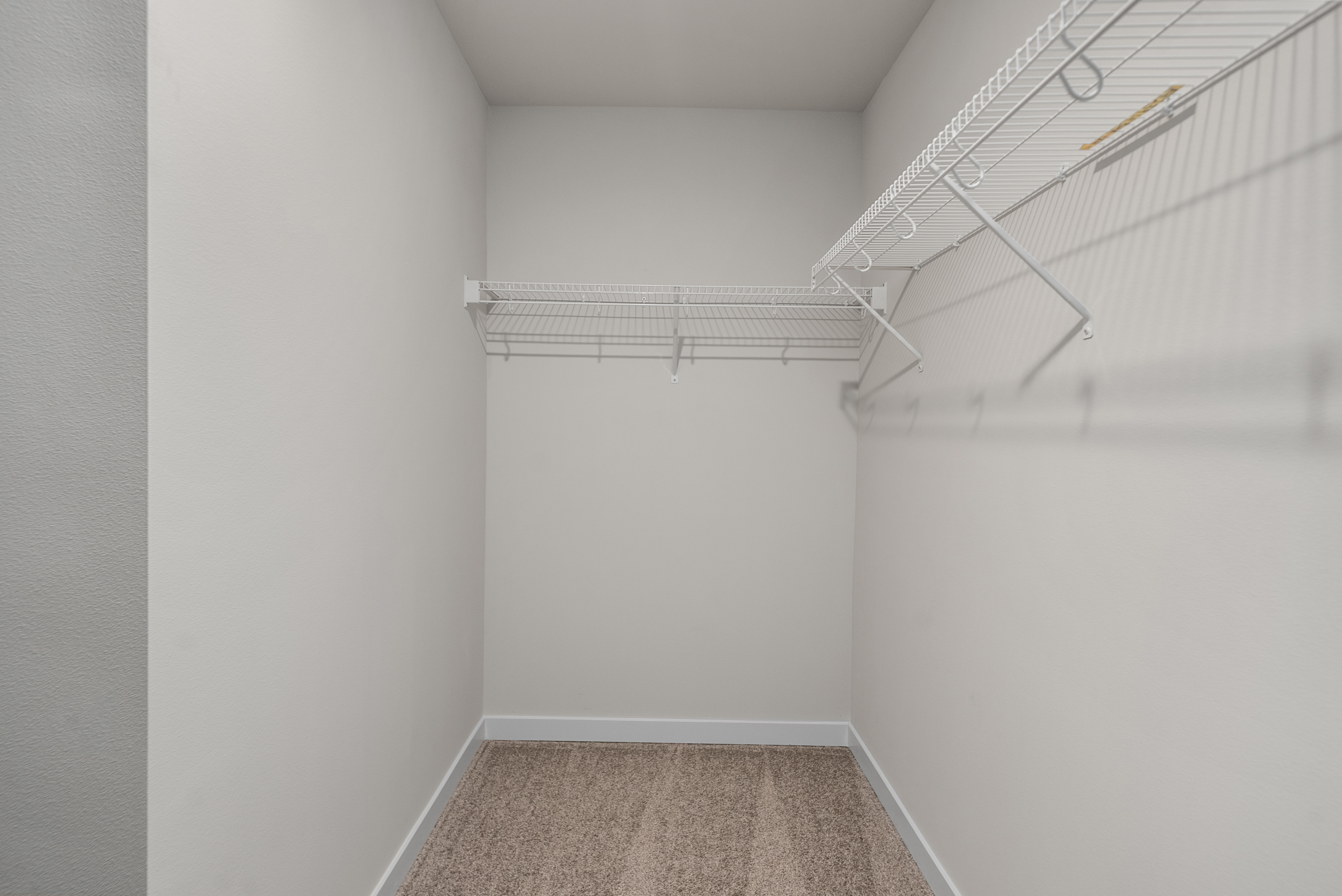 A staircase in a room.
