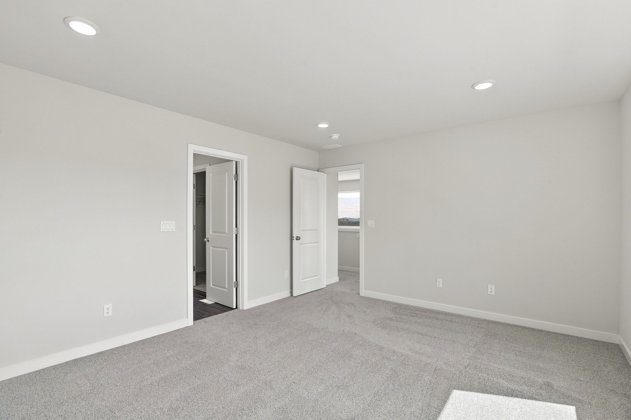 A room with white walls.