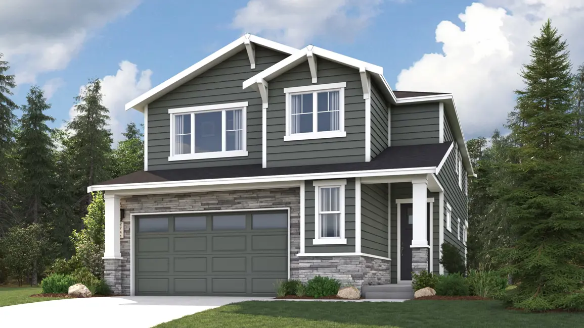 This home — photograph published by the builder