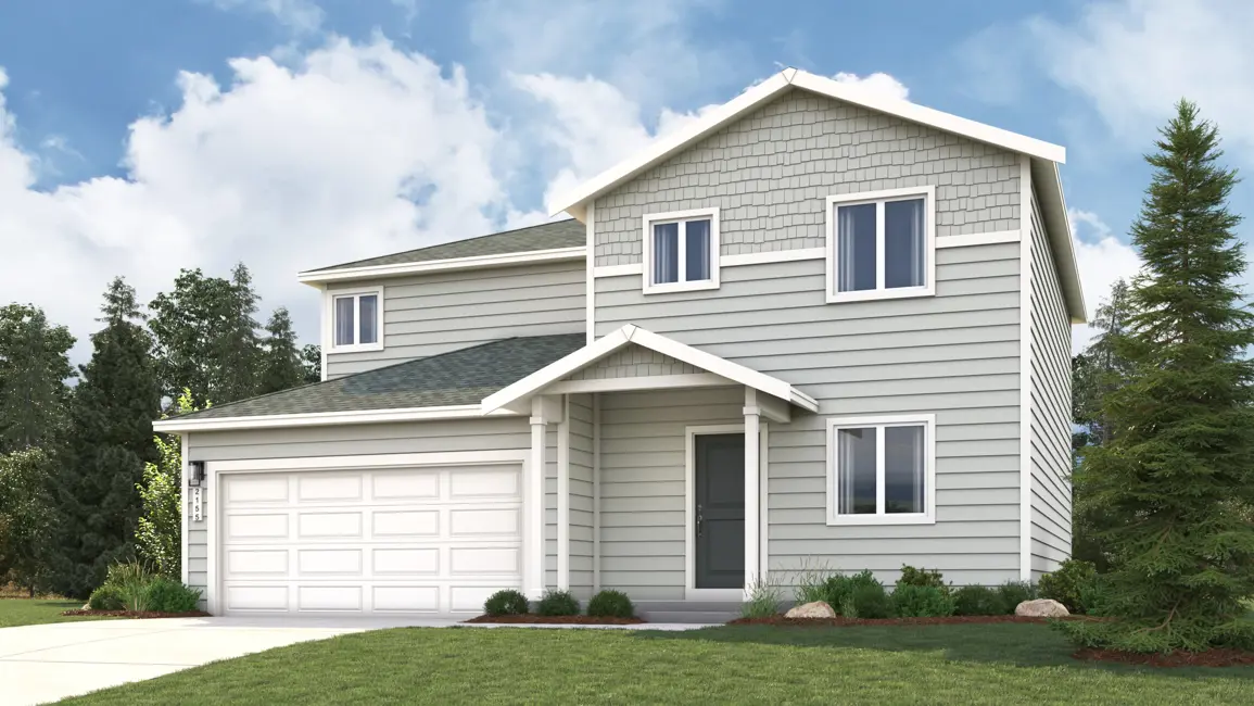 This home — photograph published by the builder