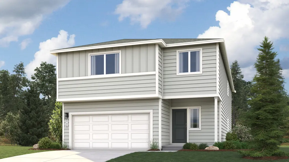 This home — photograph published by the builder