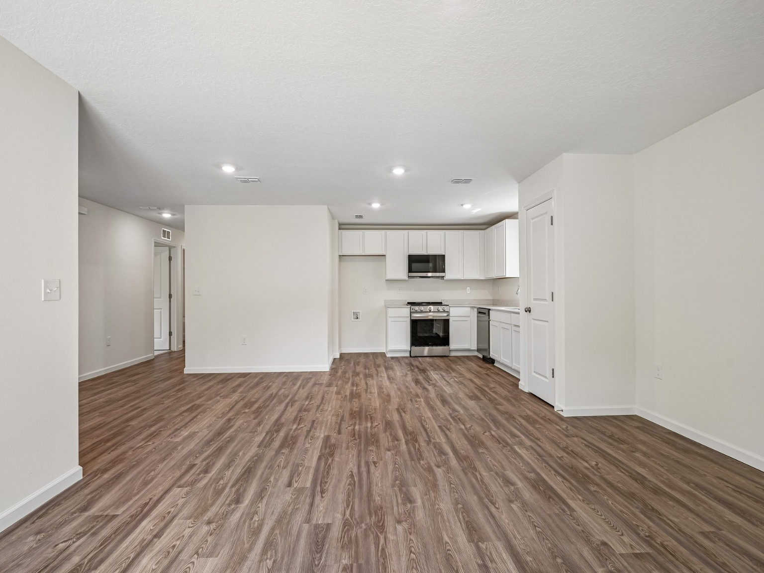 A large empty kitchen.