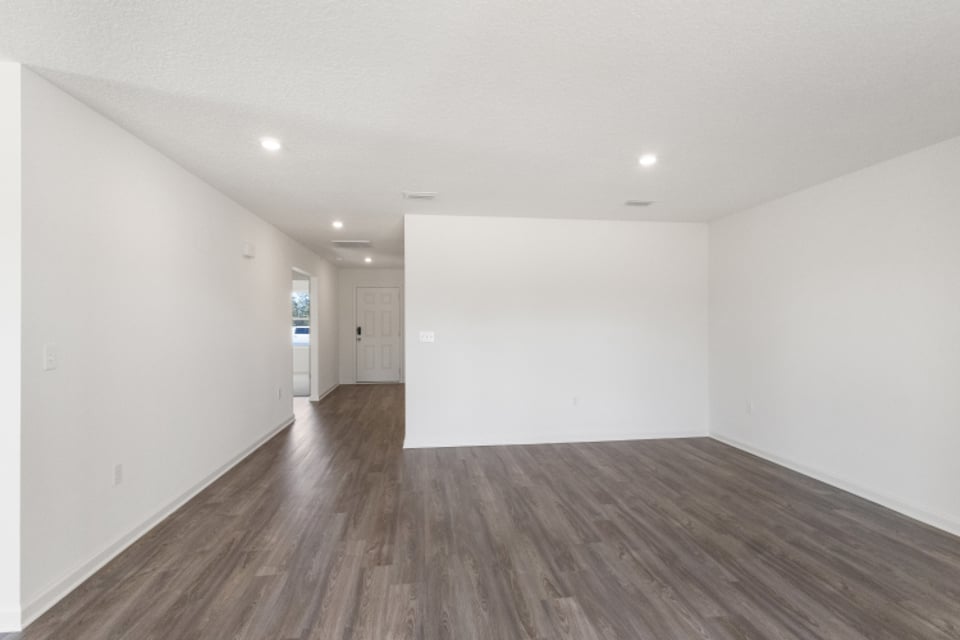 A room with white walls.