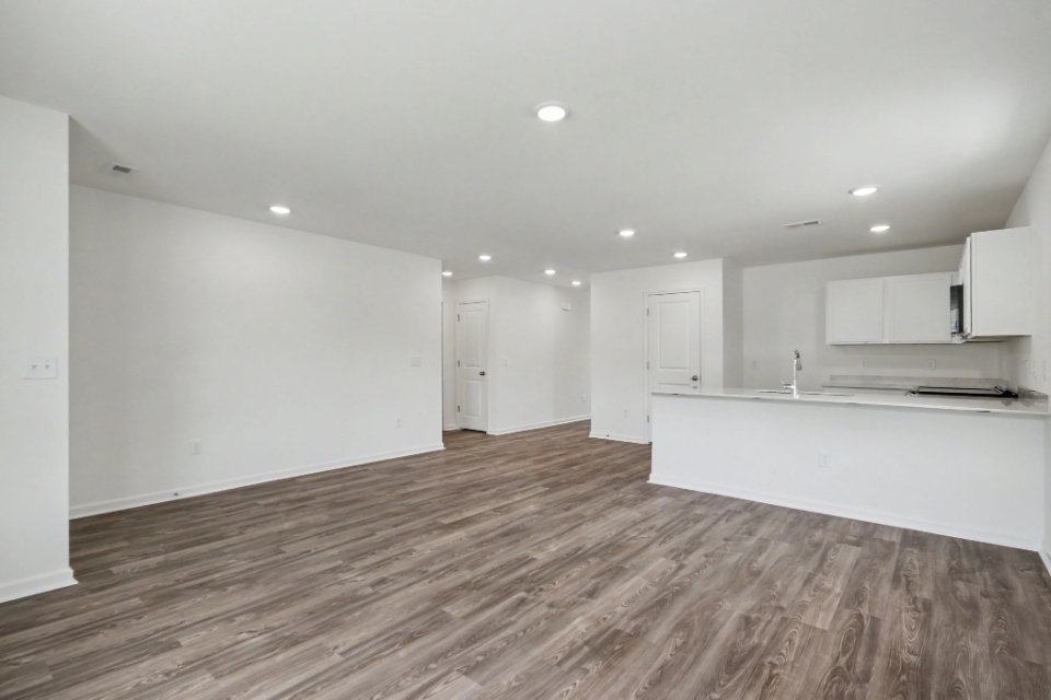 A large empty room.