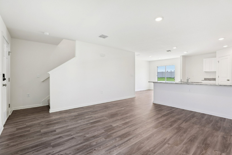 A large empty room.