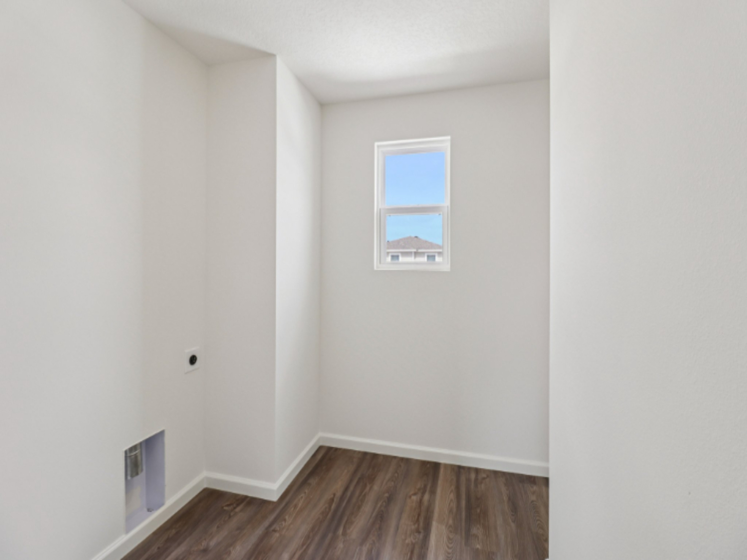A room with white walls.
