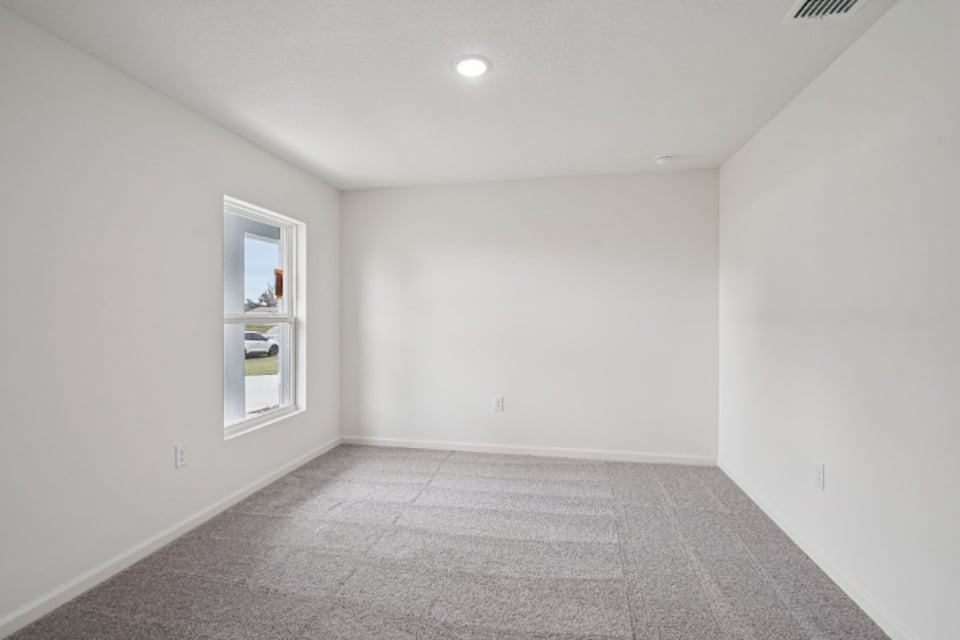 A room with white walls.