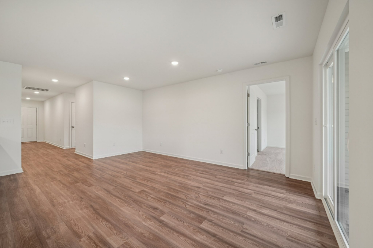 A room with white walls.