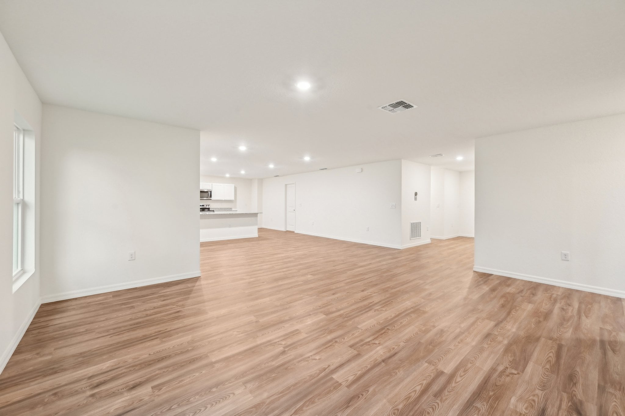 A large empty room.