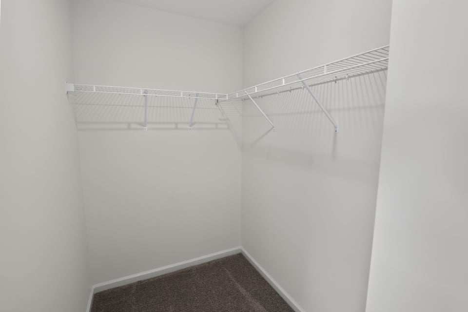 A staircase in a room.