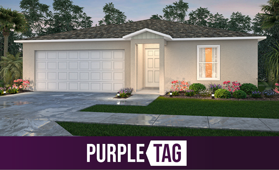 A house with a driveway.