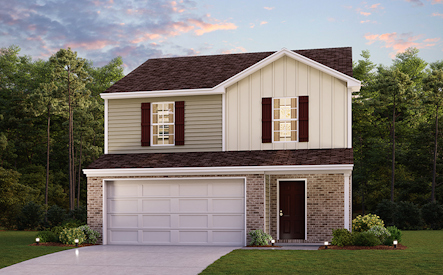 The AUBURN Elevation A at Steven's Cove