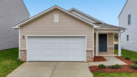 A house with garages.