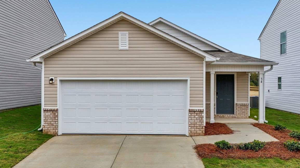 A house with garages.