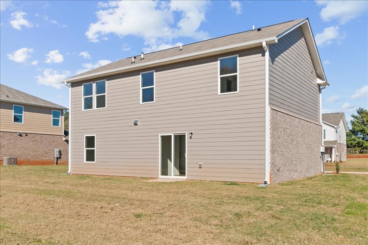 A house with a yard.