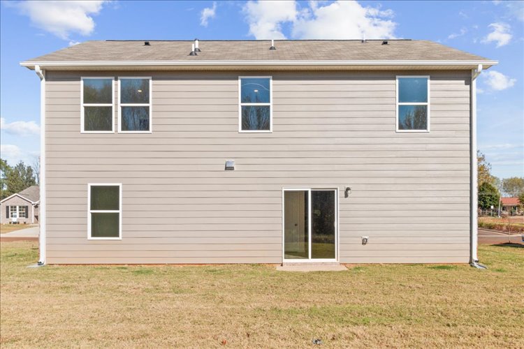 A house with a garage.