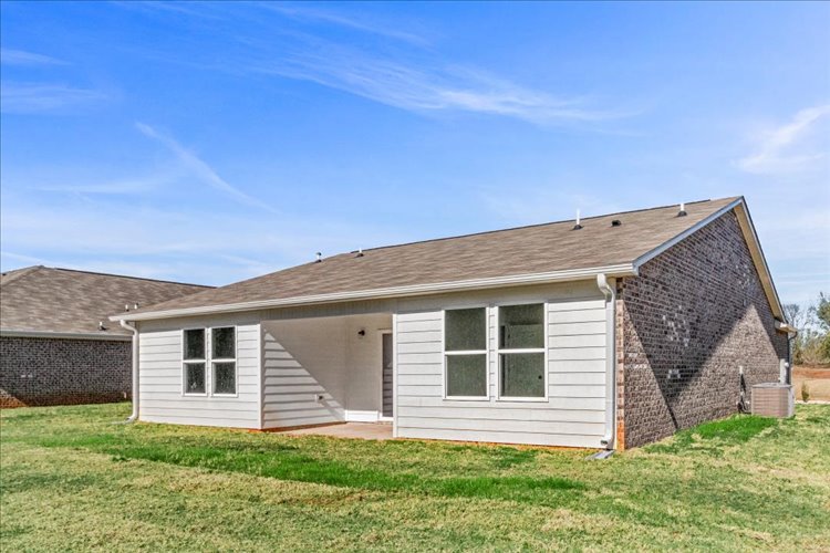 A house with a garage.