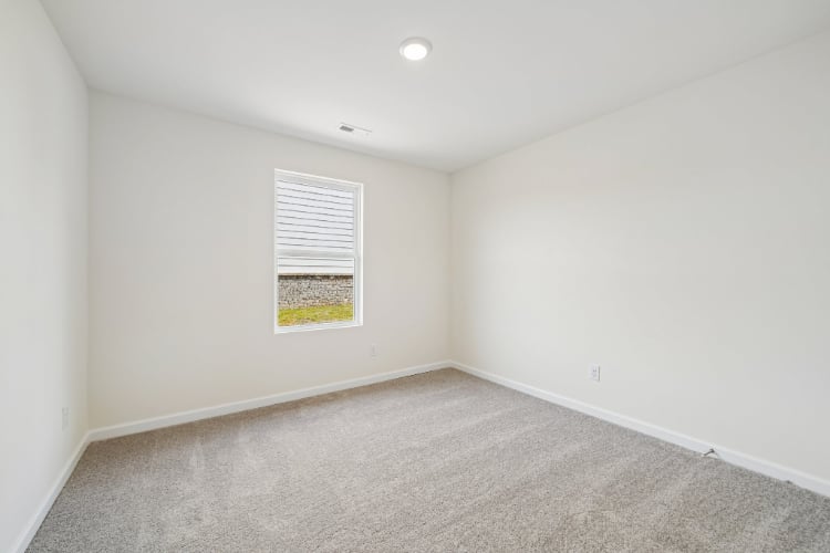 A room with a window.