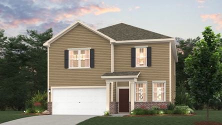 A house with a garage.